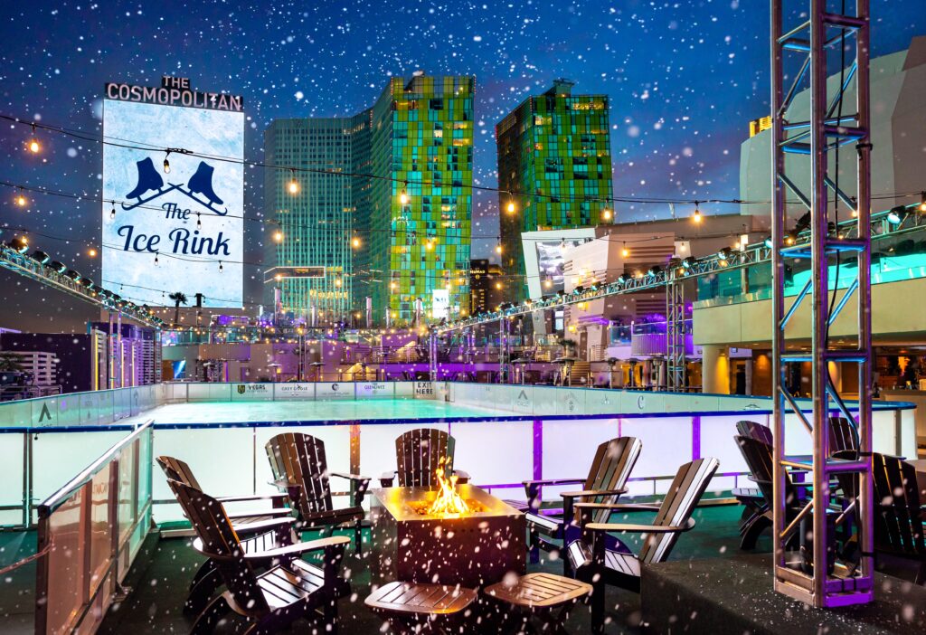 Blend Ice Rink Holiday Skate at The Ice Rink at The Cosmopolitan of Las Vegas